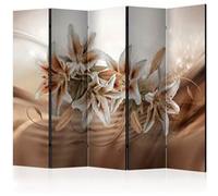 Paravent 5 Volets "Chocolate Lilies" 172x225cm