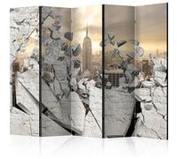 Paravent 5 volets City behind the Wall II-Taille 225 x 172 cm G
