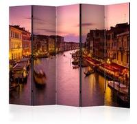 Paravent 5 volets - City of lovers, Venice by night II [Room Dividers] - 225x172 (38609)