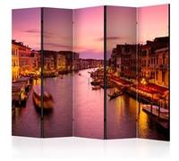 Paravent 5 Volets "City of Lovers, Venice By Night II" 172x225cm