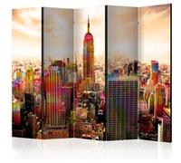 Paravent 5 Volets "Colors of New York City III" 172x225cm