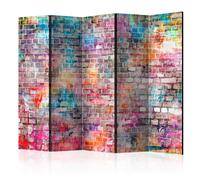 Paravent 5 Volets "Colourful Brick" 172x225cm
