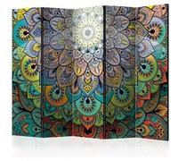 Paravent 5 Volets "Colourful Stained Glass" 172x225cm