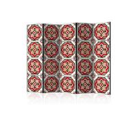 Paravent 5 Volets "Dance of Red Line" 172x225cm