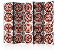 Paravent 5 Volets "Dance of Red Line" 172x225cm