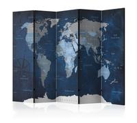 Paravent 5 volets Dark Blue World-Taille 225 x 172 cm