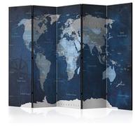 Paravent 5 Volets "Dark Blue World" 172x225cm