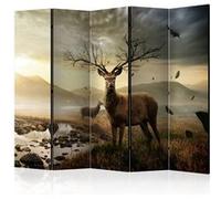 Paravent 5 Volets "Deers By Mountain Stream" 172x225cm