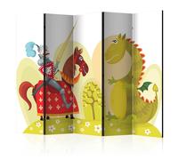 Paravent 5 Volets "Dragon & Knight" 172x225cm
