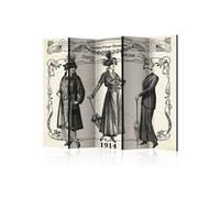 Paravent 5 Volets "Dress 1914" 172x225cm