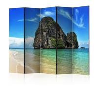 Paravent 5 Volets "Exotic Landscape in Thailand, Railay Beach" 172x225cm