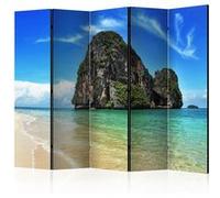 Paravent 5 volets - Exotic landscape in Thailand, Railay beach II [Room Dividers] - 225x172 Artgeist (38950)