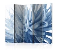 Paravent 5 Volets "Flower Blue Dahlia" 172x225cm
