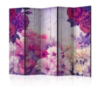 Paravent 5 Volets "Flowers Memories" 172x225cm