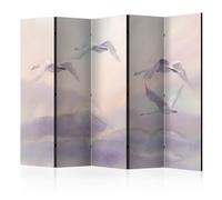 Paravent 5 Volets "Flying Swans" 172x225cm