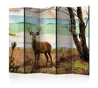 Paravent 5 volets - Forest fugitive II [Room Dividers] - 225x172 (39040)