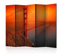 Paravent 5 volets - Golden Gate Bridge II [Room Dividers] - 225x172 Artgeist (39172)