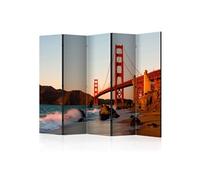 Paravent 5 Volets "Golden Gate Bridge Sunset San Francisco" 172x225cm