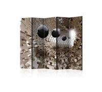 Paravent 5 Volets "Golden Jigsaw" 172x225cm Multicolore G