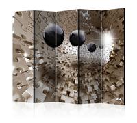 Paravent 5 Volets "Golden Jigsaw" 172x225cm