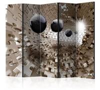 Paravent 5 Volets "Golden Jigsaw" 172x225cm