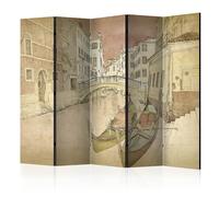 Paravent 5 Volets "Gondolas in Venice" 172x225cm