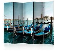 Paravent 5 volets - Gondolas on the Grand Canal, Venice II [Room Dividers] - 225x172 (39196)