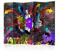 Paravent 5 Volets "Graffiti : Colourful Attack" 172x225cm