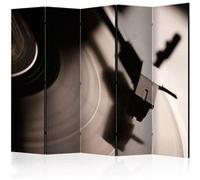 Paravent 5 Volets "Gramophone & Vinyl Record" 172x225cm