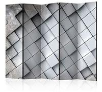 Paravent 5 Volets "Gray Background 3D" 172x225cm