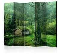Paravent 5 Volets "Green Seclusion" 172x225cm