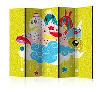 Paravent 5 Volets "Happy Creatures" 172x225cm