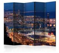 Paravent 5 Volets "Illuminated Barcelona" 172x225cm