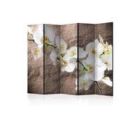 Paravent 5 volets Impeccability of the Orchid II-Taille 225 x 172 cm G