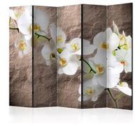 Paravent 5 volets Impeccability of the Orchid II-Taille 225 x 172 cm G