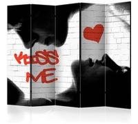 Paravent 5 Volets "Kiss Me" 172x225cm
