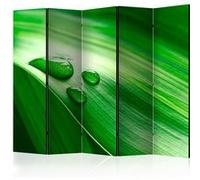 Paravent 5 Volets "Leaf & Three Drops of Water" 172x225cm