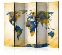 Paravent 5 volets - Map of the World - Sun and sky II [Room Dividers] - 225x172 Artgeist (39553) Multicolore G