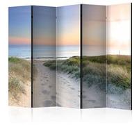 Paravent 5 Volets "Morning Walk on the Beach" 172x225cm