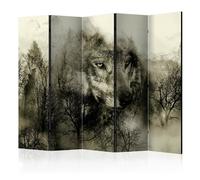 Paravent 5 Volets "Mountain Predator Beige" 172x225cm