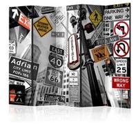 Paravent 5 Volets "New York Signs" 172x225cm G