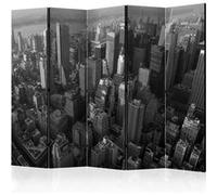 Paravent 5 Volets "New York : Skyscrapers Bird's Eye View" 172x225cm Multicolore G