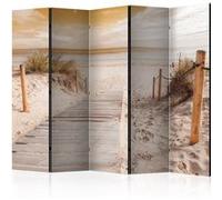 Paravent 5 volets - On the beach - sepia II [Room Dividers] - 225x172 Artgeist (39747) Multicolore G