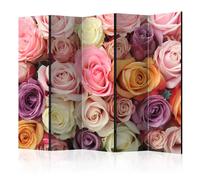 Paravent 5 Volets "Pastel Roses" 172x225cm