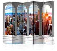 Paravent 5 Volets "Pillars & New York" 172x225cm