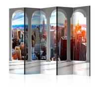 Paravent 5 Volets "Pillars & New York" 172x225cm