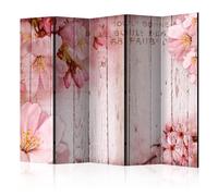 Paravent 5 Volets "Pink Apple Blossoms" 172x225cm