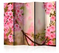 Paravent 5 volets - Pink azalea II [Room Dividers] - 225x172 (39866)