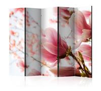 Paravent 5 Volets "Pink Magnolia" 172x225cm