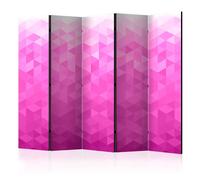 Paravent 5 Volets "PInk Pixel" 172x225cm